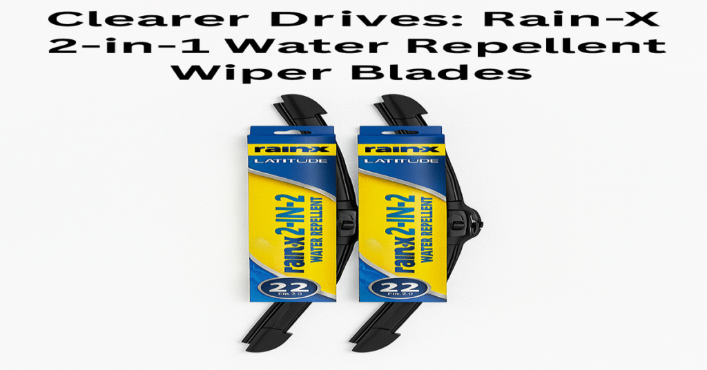 Clearer Drives: Rain-X 2-in-1 Water Repellent Wiper Blades