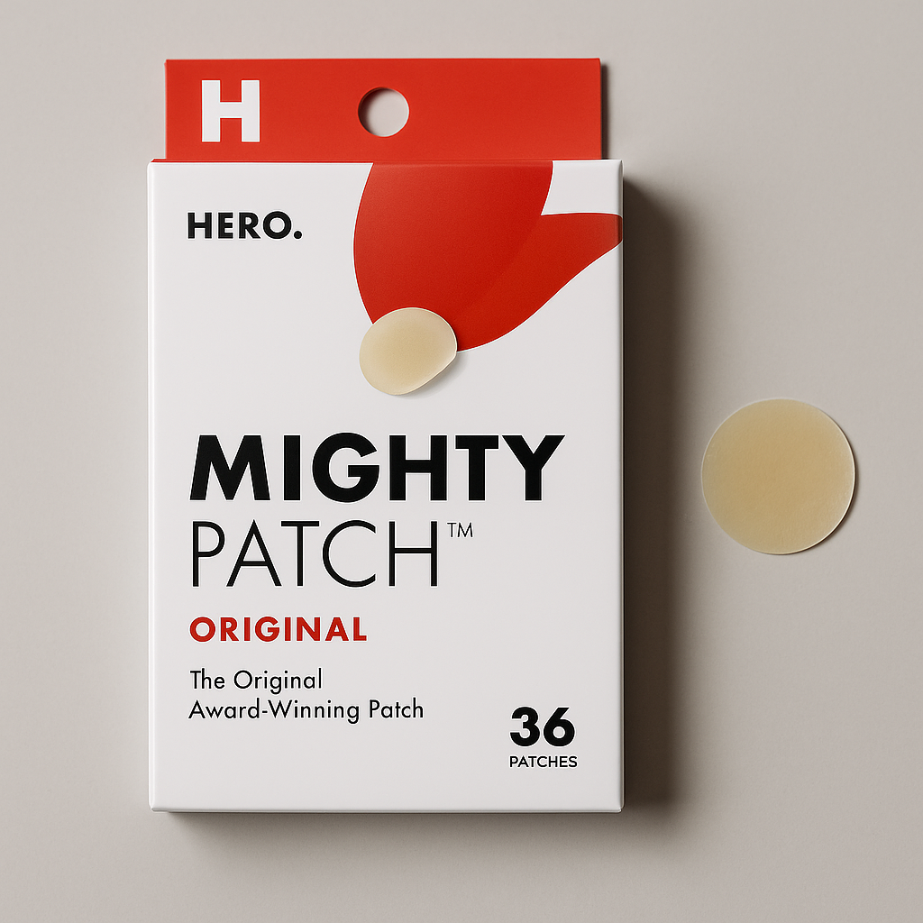 Clear Skin Fast: Hero Mighty Patch for Pimples – 36 Count