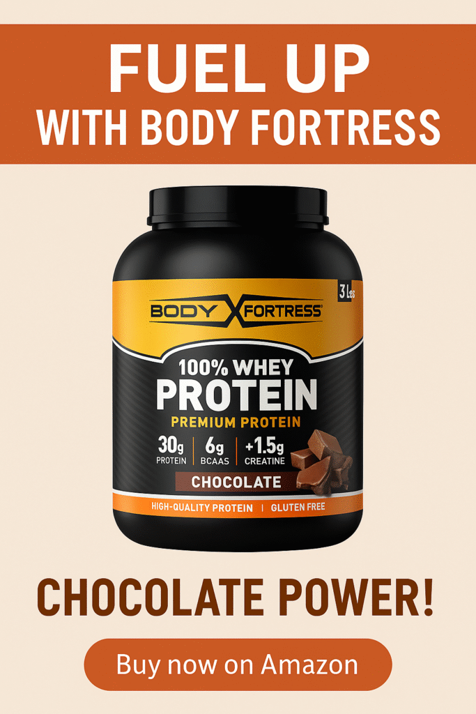Fuel Up with Body Fortress Whey Protein – Chocolate Power!
